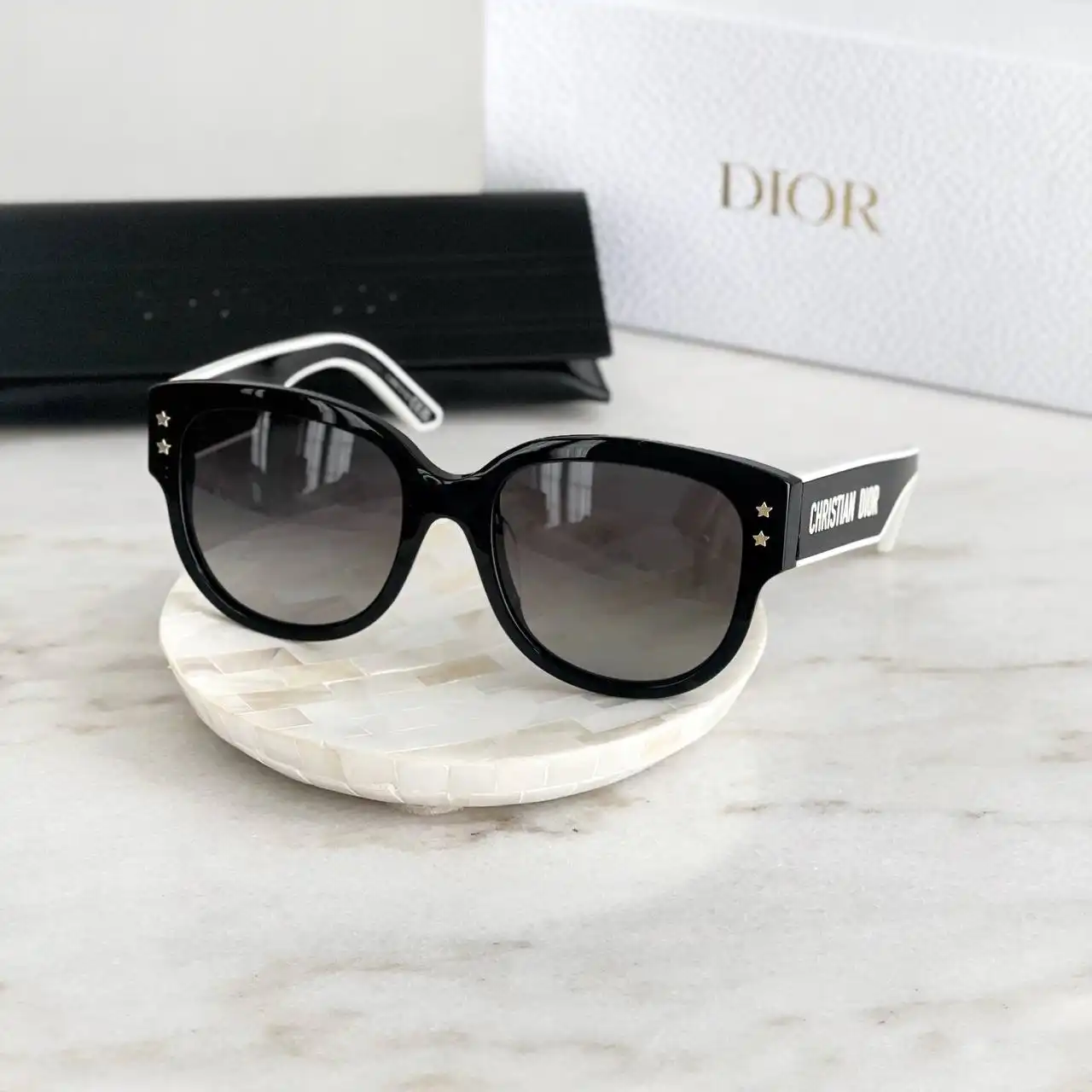 DIOR Dior DiorPacific B2F Black Butterfly Sunglasses