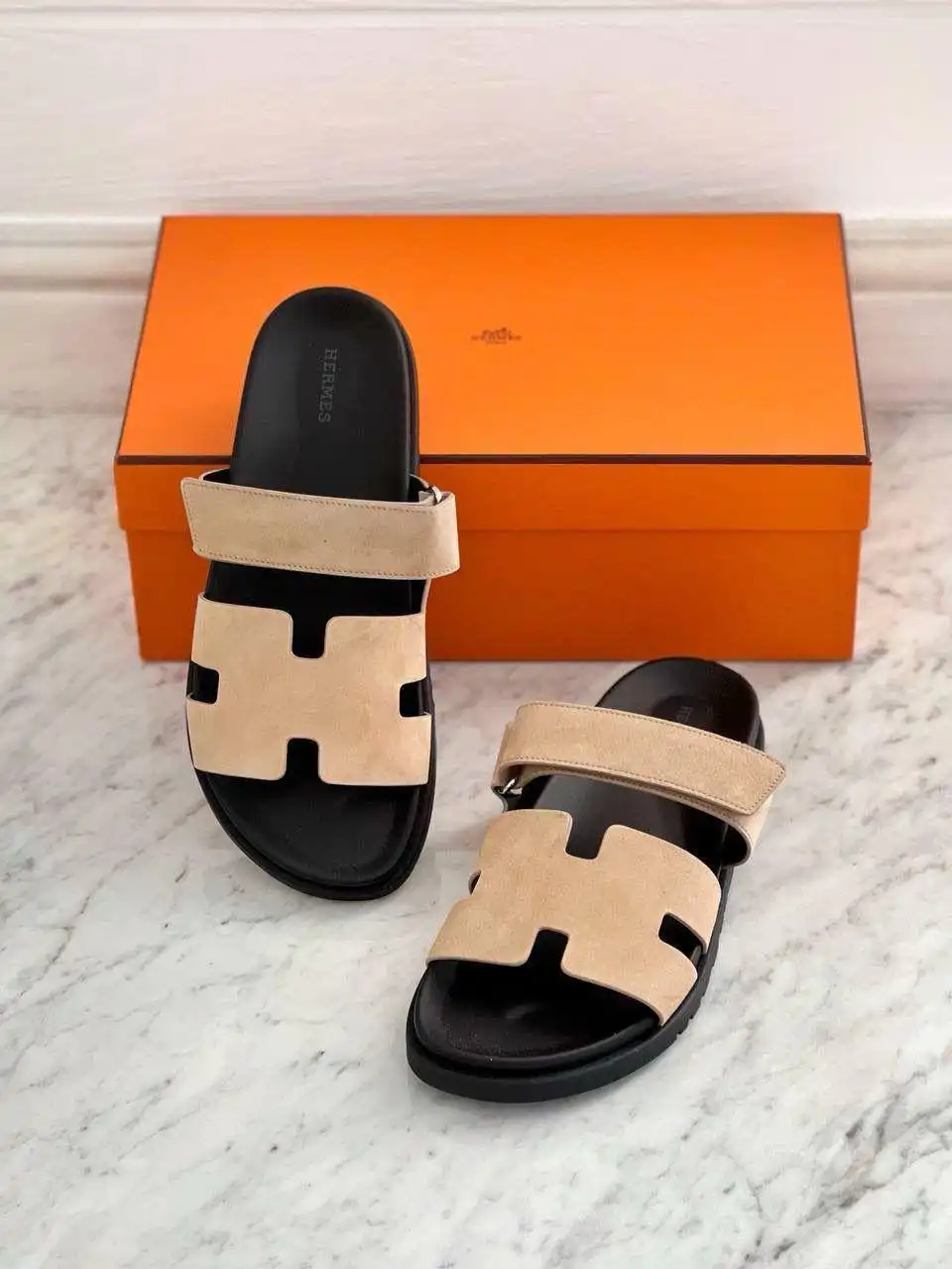 Hermes Hermes Chypre Sandal Beige Argile