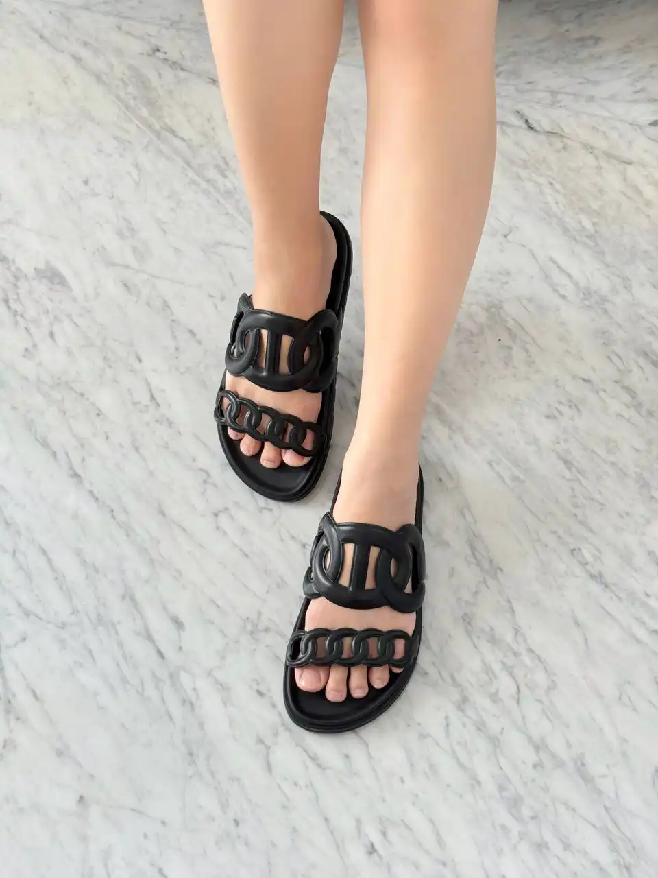 Hermes Extra Sandal Black - photo 2