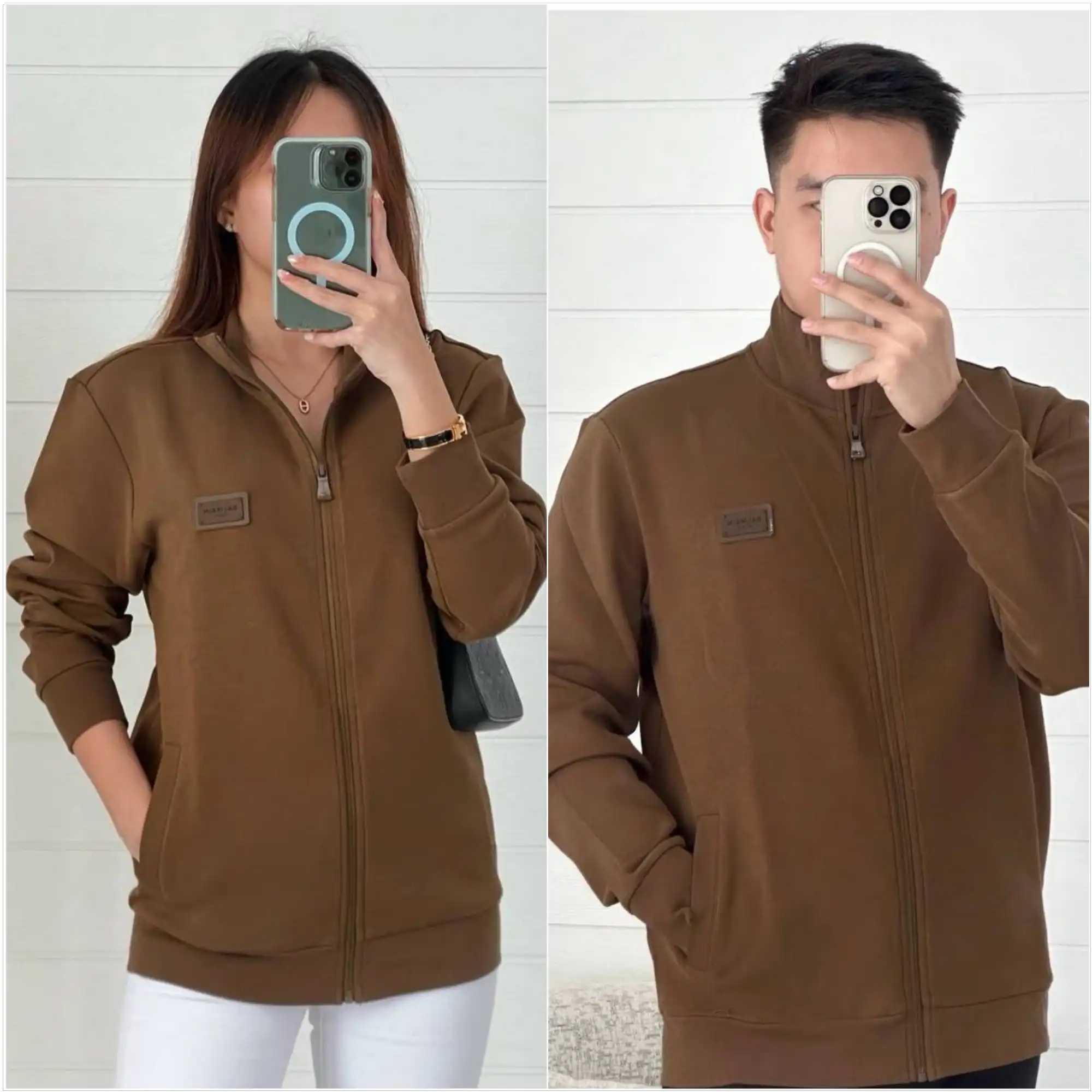 Balmain Balmain Jacket Brown Plat logo