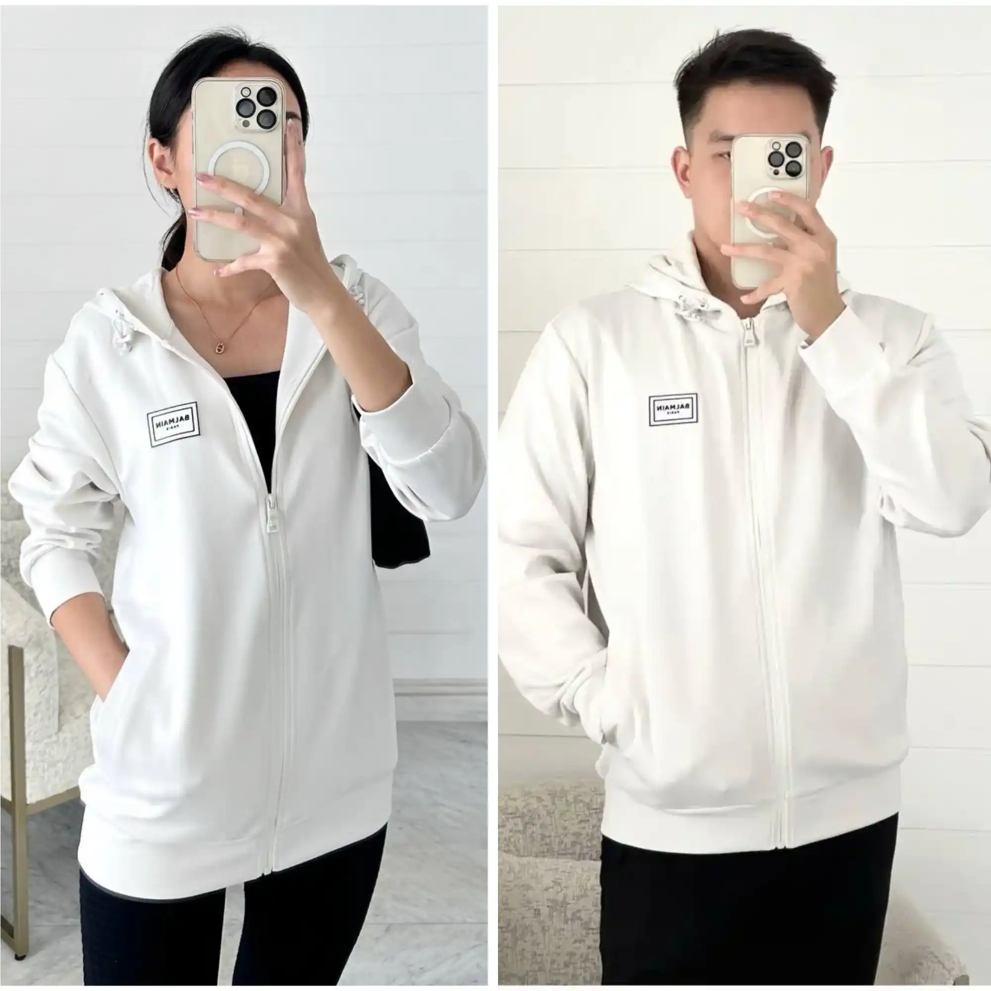 Balmain Balmain Jacket White Plat Logo