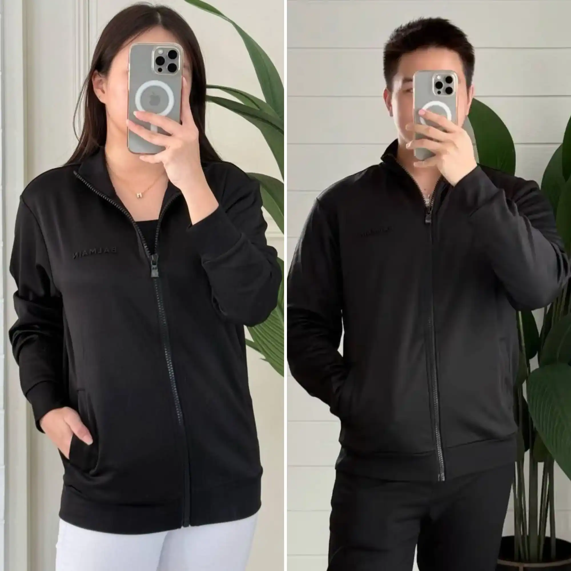 Balmain Balmain Jacket Black Logo Font Left