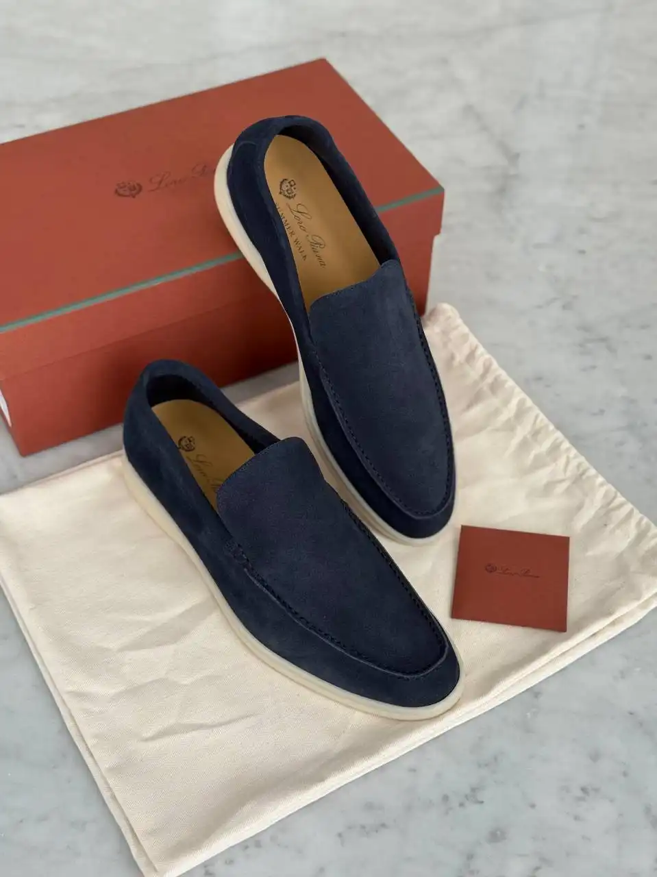 Loro Piana Summer Walk Loafer Dark Deep Sea - photo 2