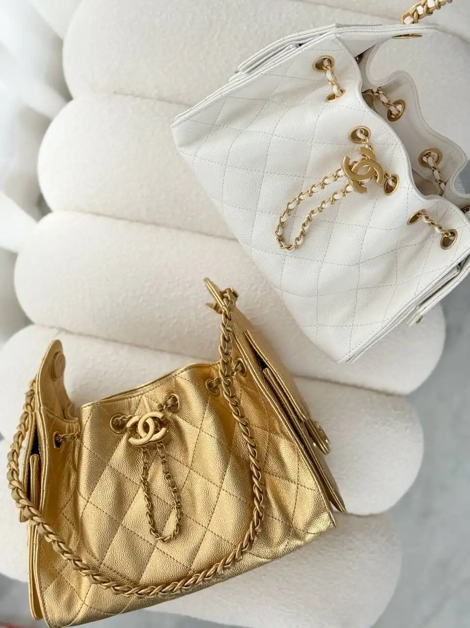 Chanel 25 / C25 Mini Gold GHW - photo 4