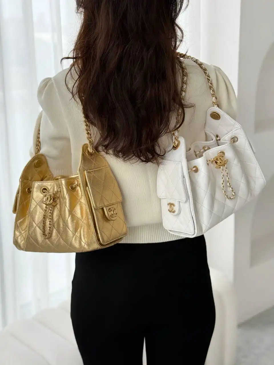 Chanel 25 / C25 Mini Gold GHW - photo 7