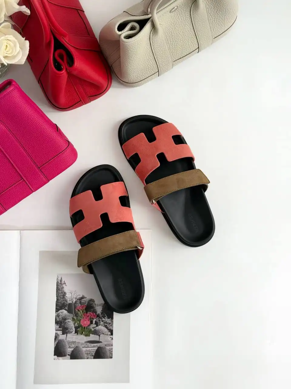 Hermes Chypre Sandal Rouge Tomette / Terre Ambree - photo 3