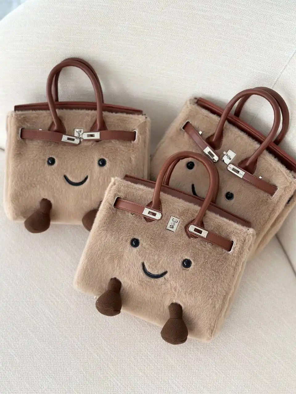 Jellycat Birkin Medium Milk Tea Chestnut - photo 5