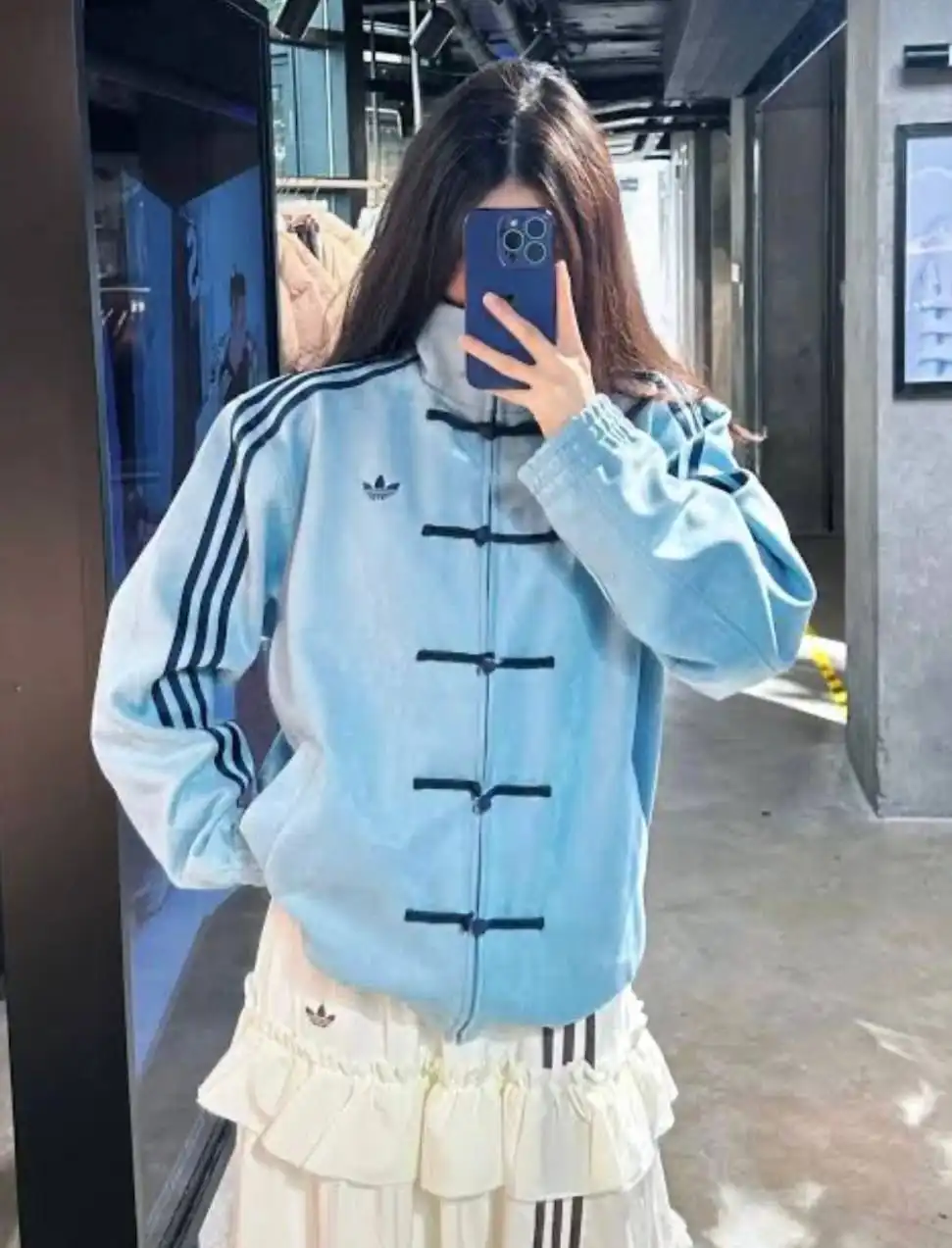 Adidas Chinese New Year Jacket Light Blue - photo 6