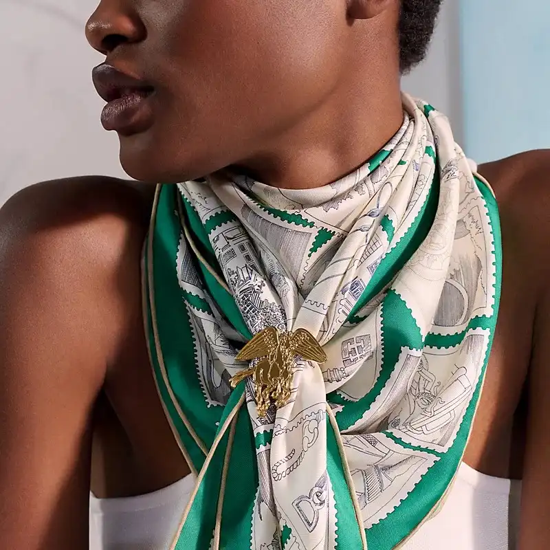 Hermes Scarf Ring Pegase Scarf Ring GHW - photo 5