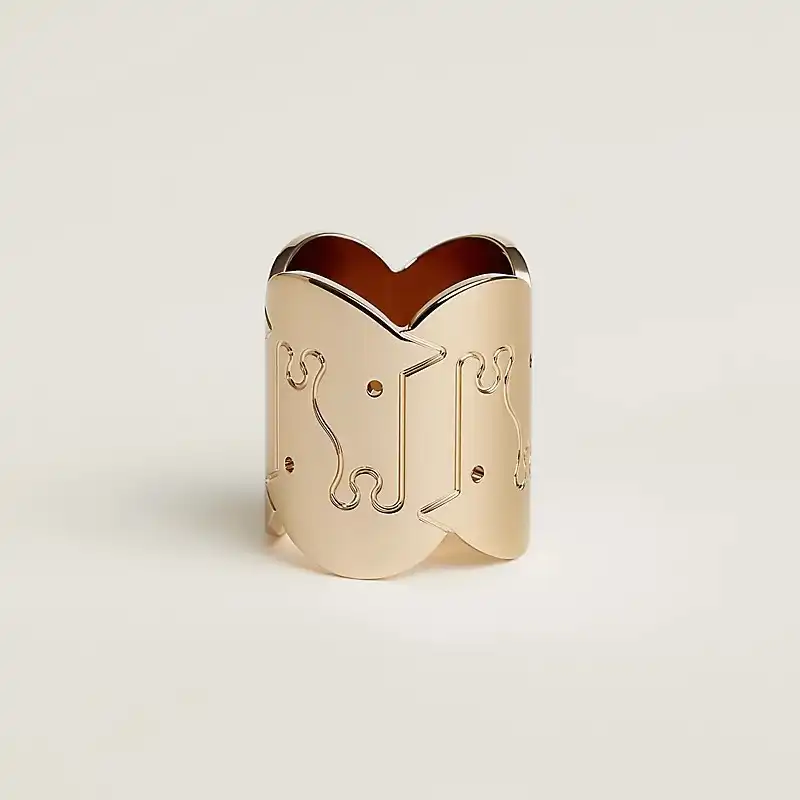 Hermes Scarf Ring Parthenon Scarf Ring GHW - photo 4