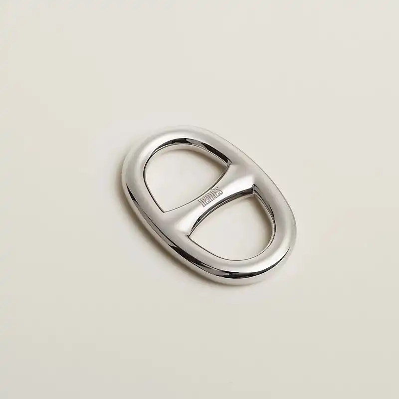 Hermes Hermes Chaine dAncre Scarf 90 ring PHW