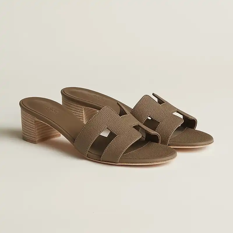 Hermes Oasis Sandal Epsom Etoupe - photo 3