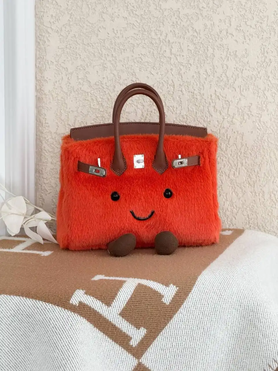 Jellycat Jellycat Birkin Medium Classic Bright Orange