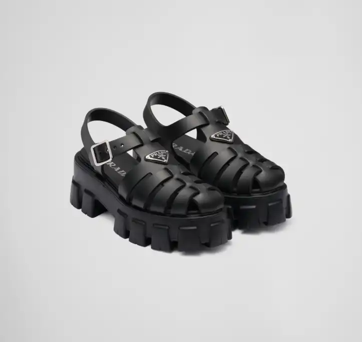 Prada Rubber Sandal Black - photo 3