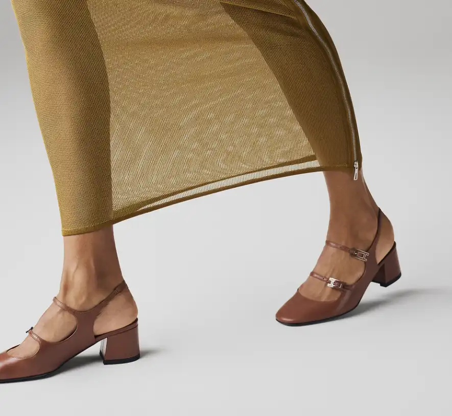 Hermes Jackie 50 Pump Slingback Gold - photo 5