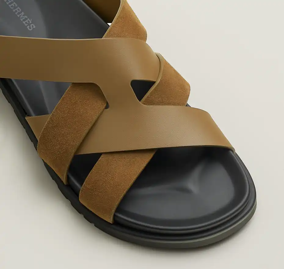 Hermes Kazimir Sandal Brun Fume - photo 5