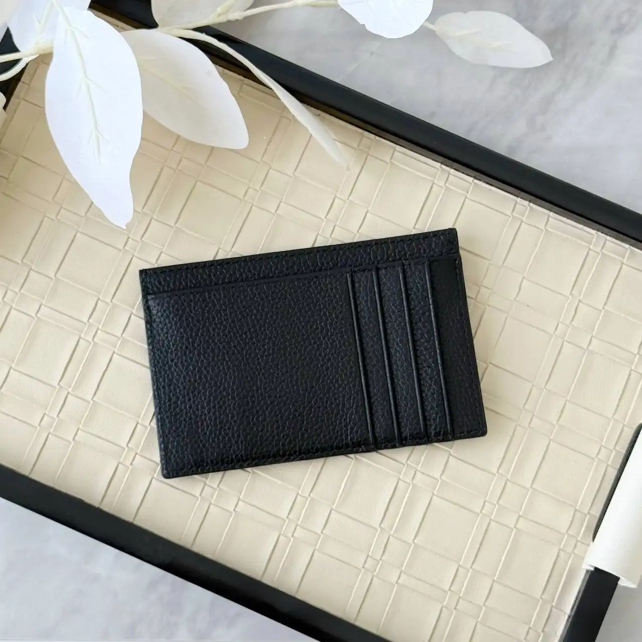 Prada Prada Card Holder Wallet Grain