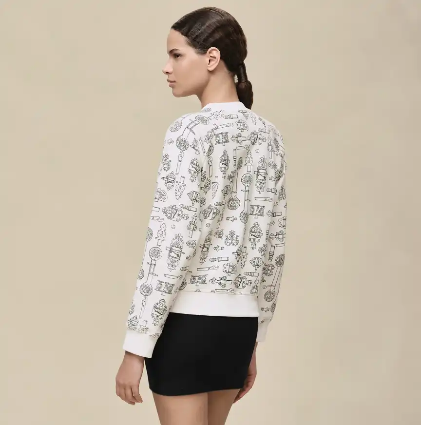 Hermes Ferronnerie Remix Sweatshirt Blanc Casse - photo 3
