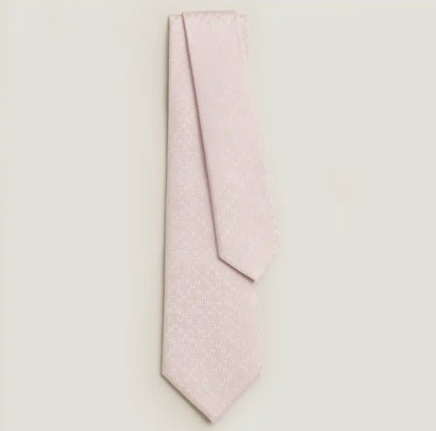 Hermes Hermes Tie Faconnee H Baby Powder