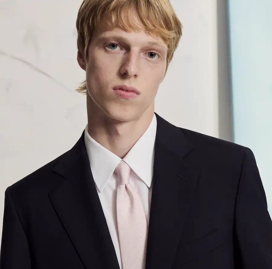 Hermes Tie Faconnee H Baby Powder - photo 3