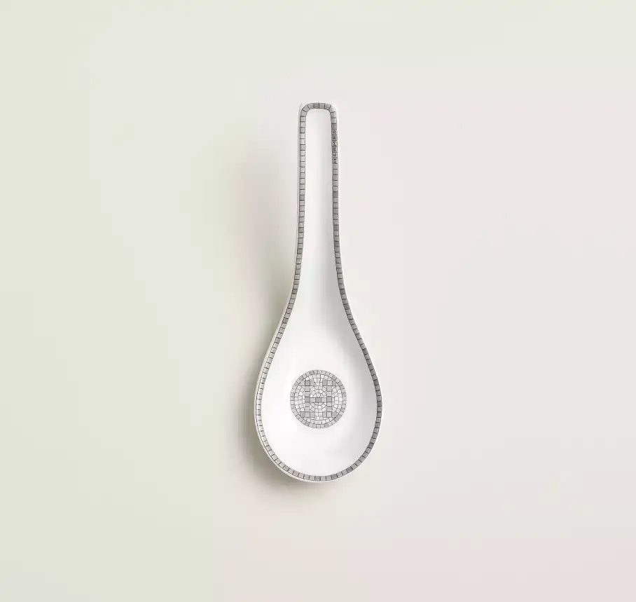 Hermes Hermes Mosaique au 24 Platinum Soup Spoon