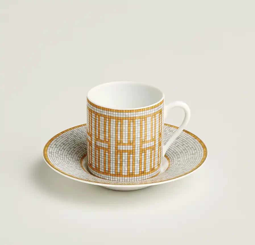 Hermes Espresso Cup mosaique gold - photo 3