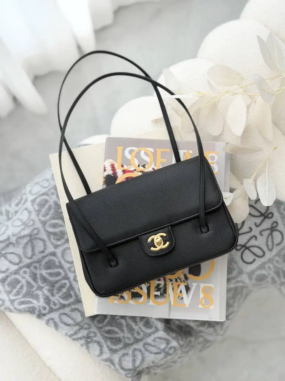 Chanel C26 Preppy Coco Small Black GHW - photo 5