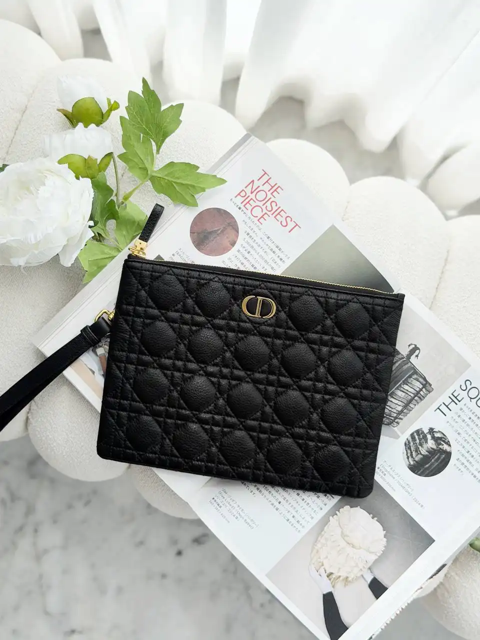 Dior Medium Dior Caro Daily Pouch Black - photo 3