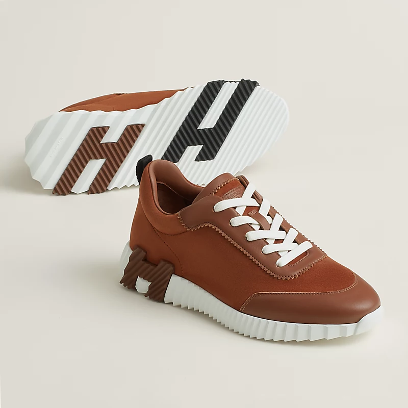 Hermes Bouncing Sneaker Gold - photo 3