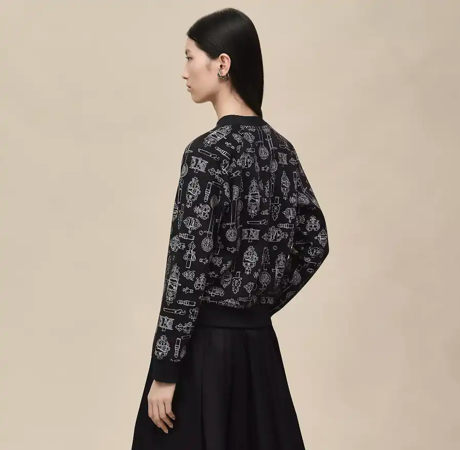 Hermes Ferronnerie Remix Sweatshirt Noir / Black - photo 3