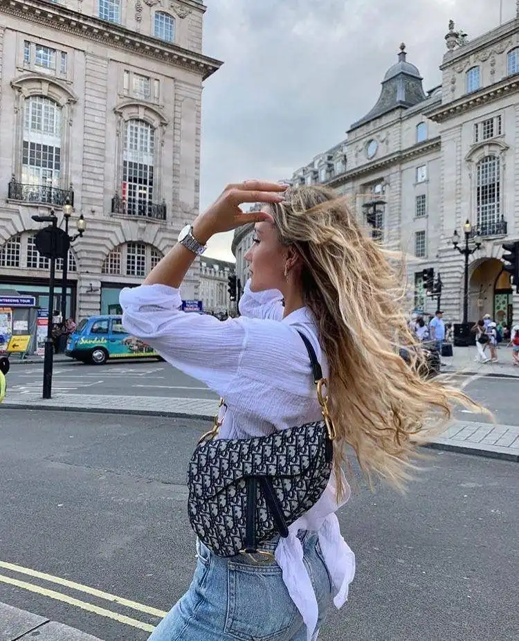 Dior Saddle Medium Oblique Navy - photo 5