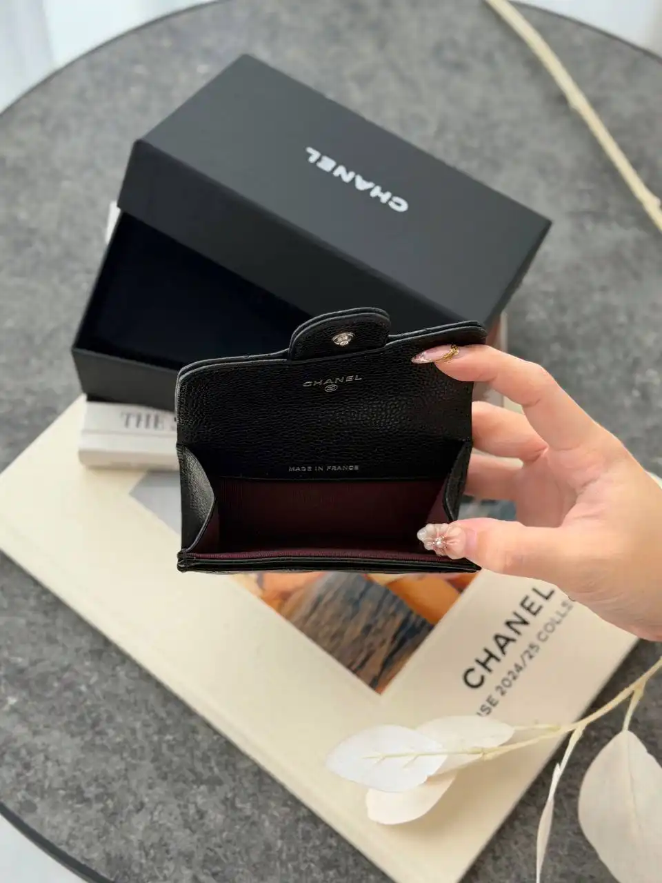 Chanel Classic Flap Card Wallet Black SHW - photo 3