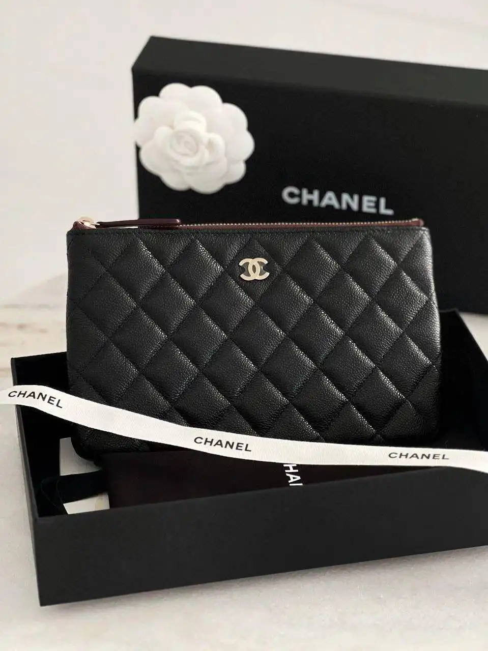 CHANEL Chanel Ocase Small Black GHW