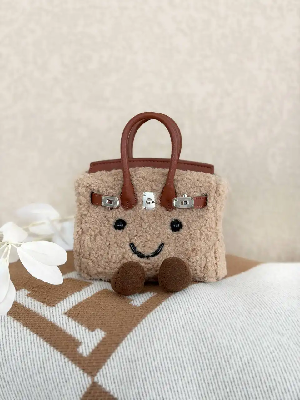 Jellycat Jellycat Birkin Small Khaki Curly