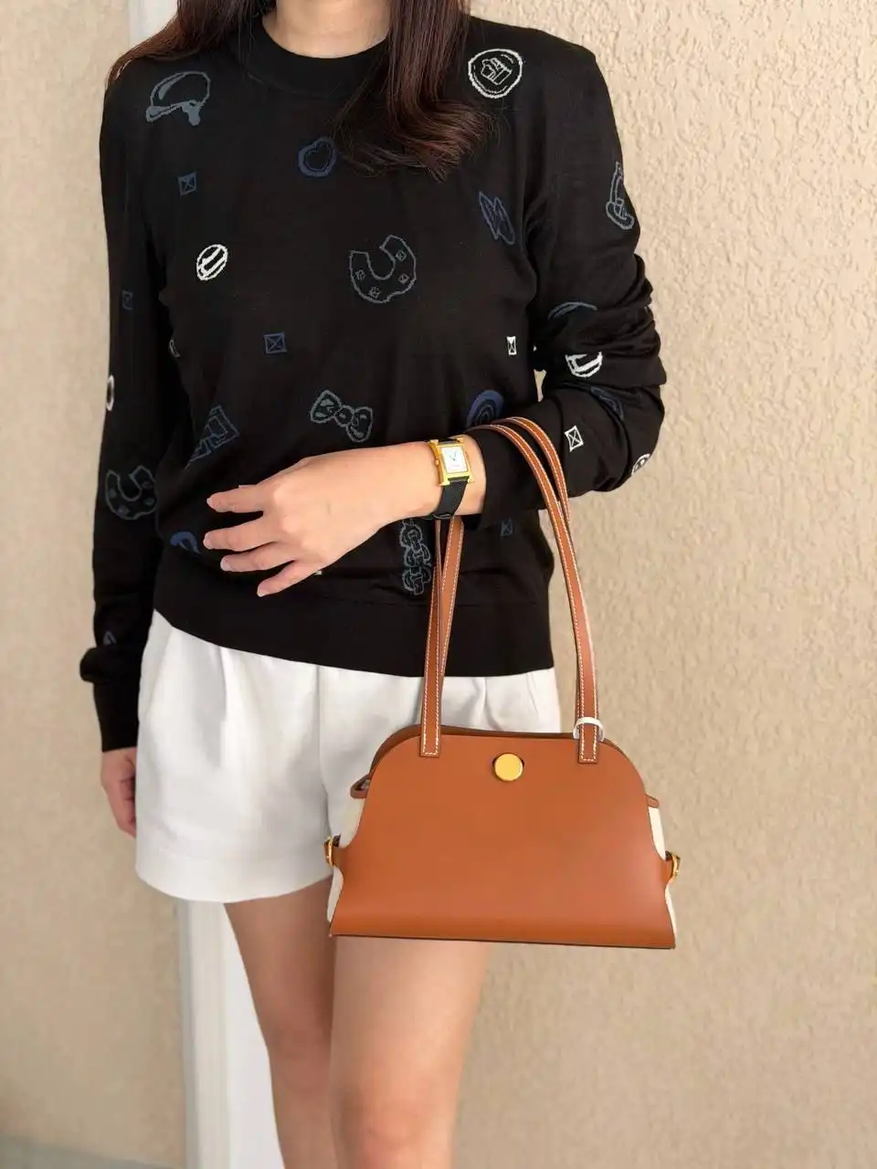 Hermes Tablier Sellier Bag Fauve / Gold / Écru / Beige GHW - photo 5