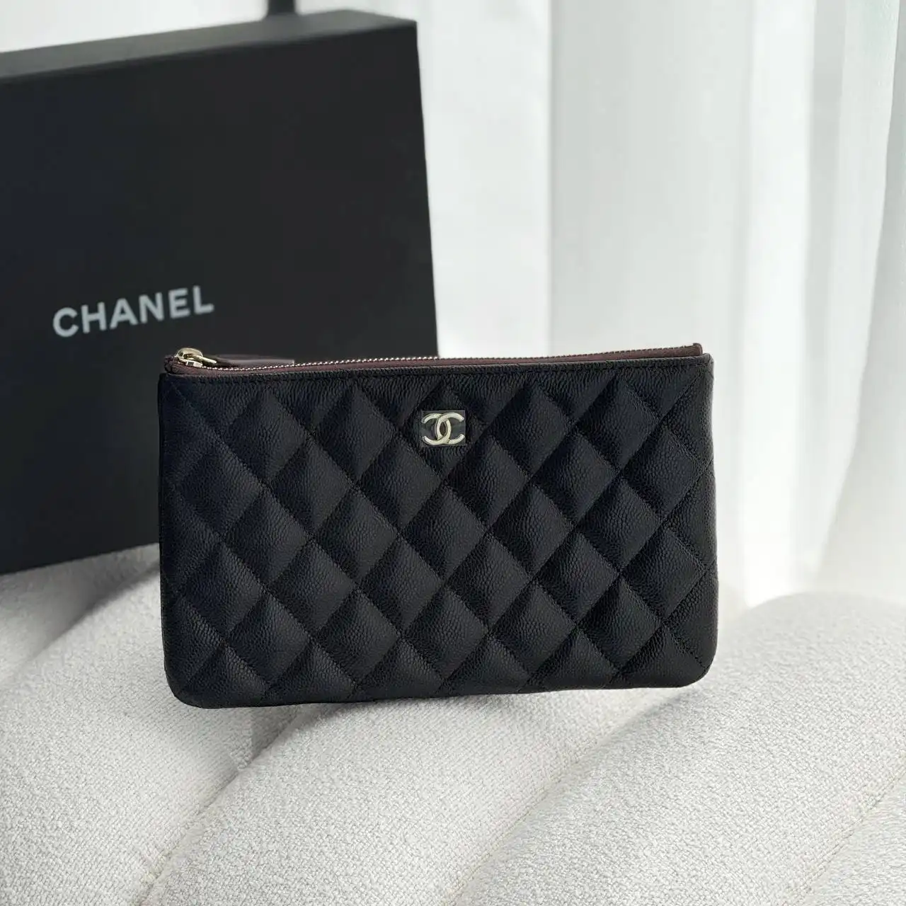 CHANEL Chanel Ocase Small Black GHW