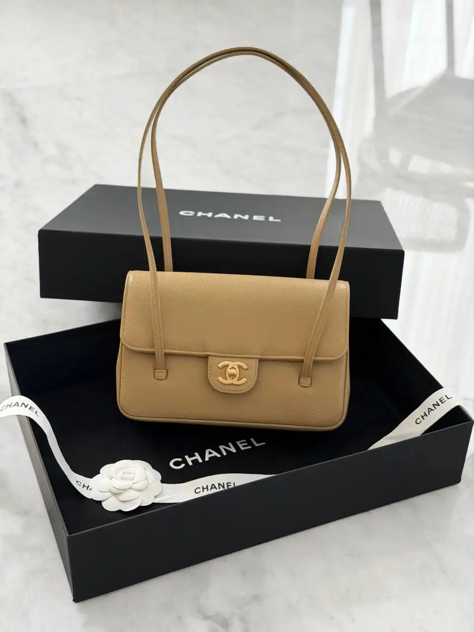 CHANEL Chanel C26 Preppy Coco Small Beige 2026 GHW