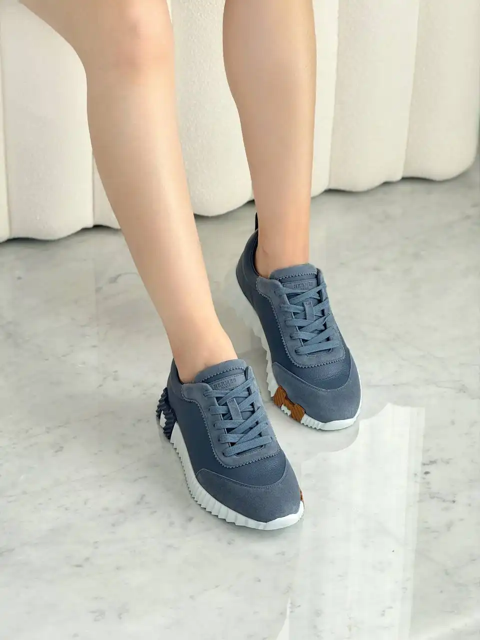 Hermes Hermes Bouncing Sneaker Bleu Mer