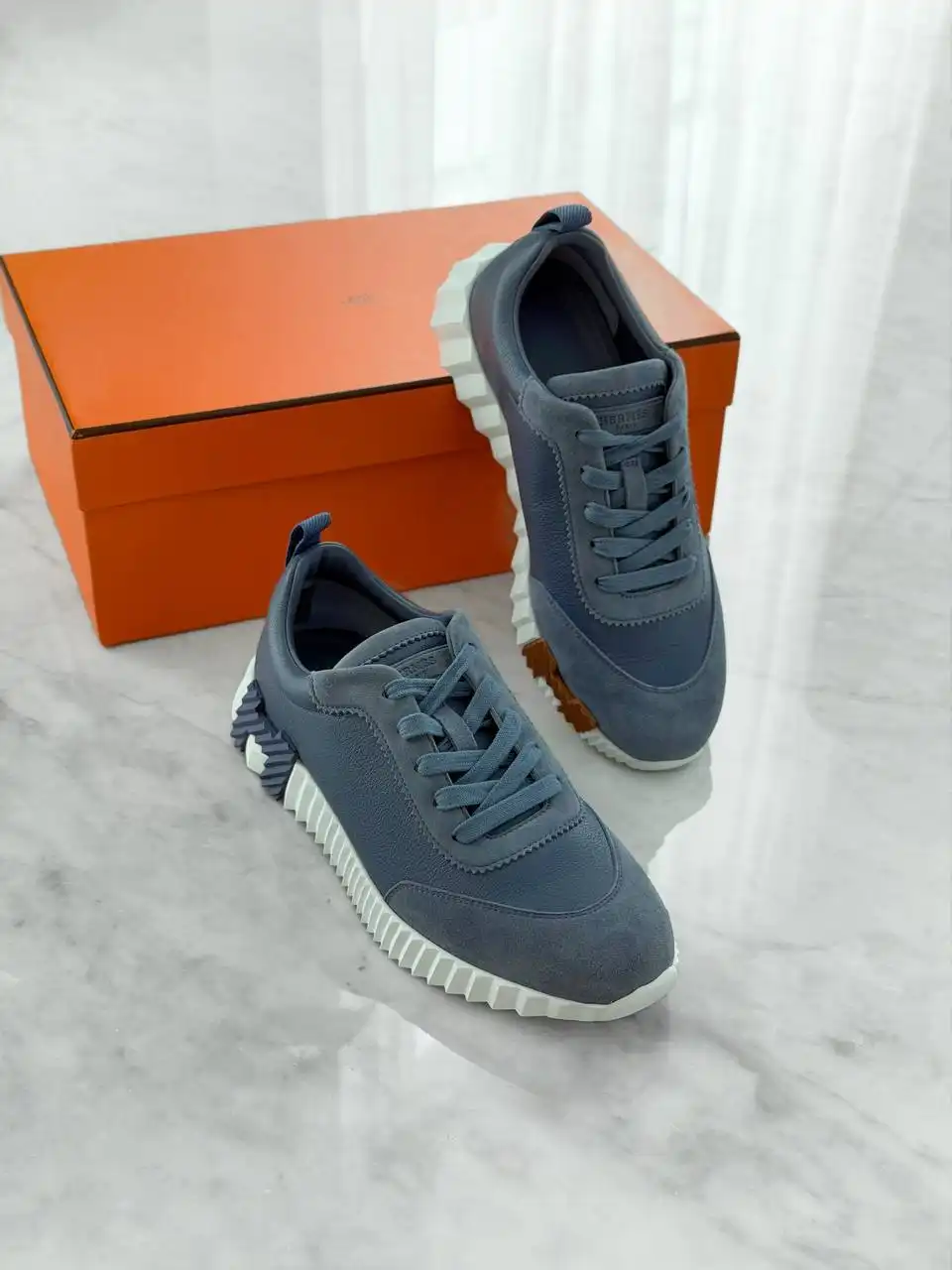 Hermes Hermes Bouncing Sneaker Bleu Mer