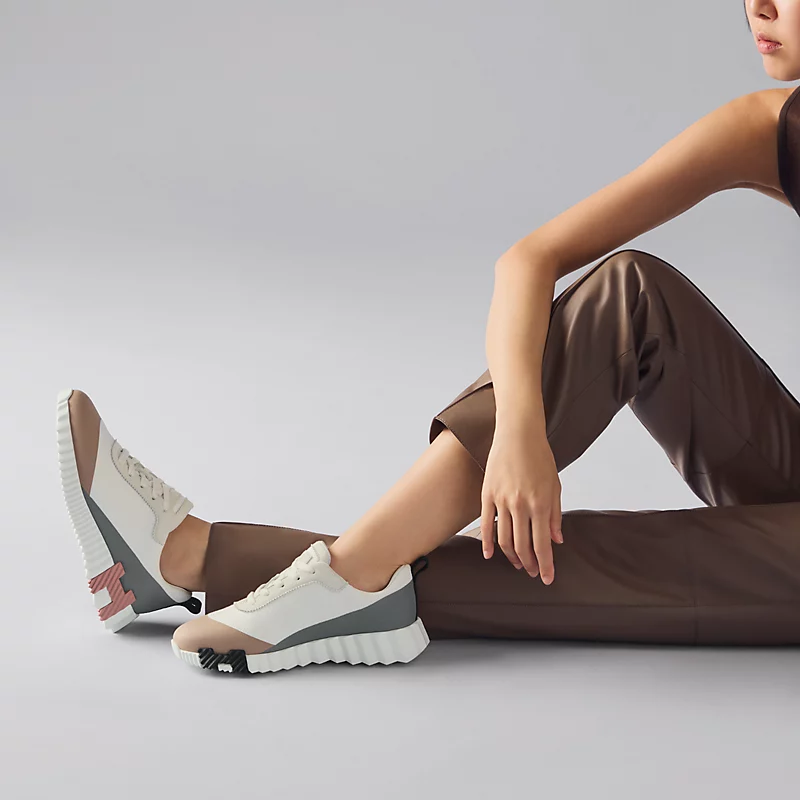 Hermes Bouncing sneaker Multicolor Blanc - photo 4