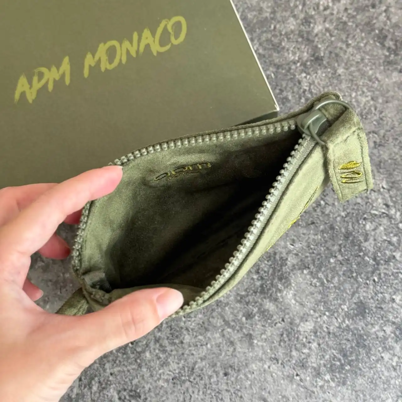 APM Monaco APM Monaco Pouch Green