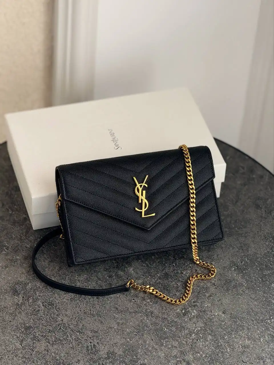 YSL YSL WOC 19 Cm Black GHW