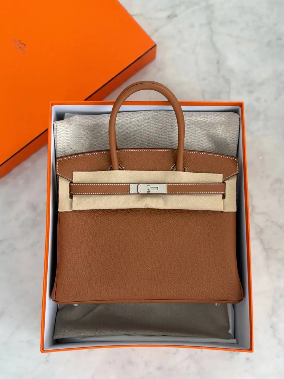 Hermes Hermes Birkin 30 / B30 Togo Gold PHW