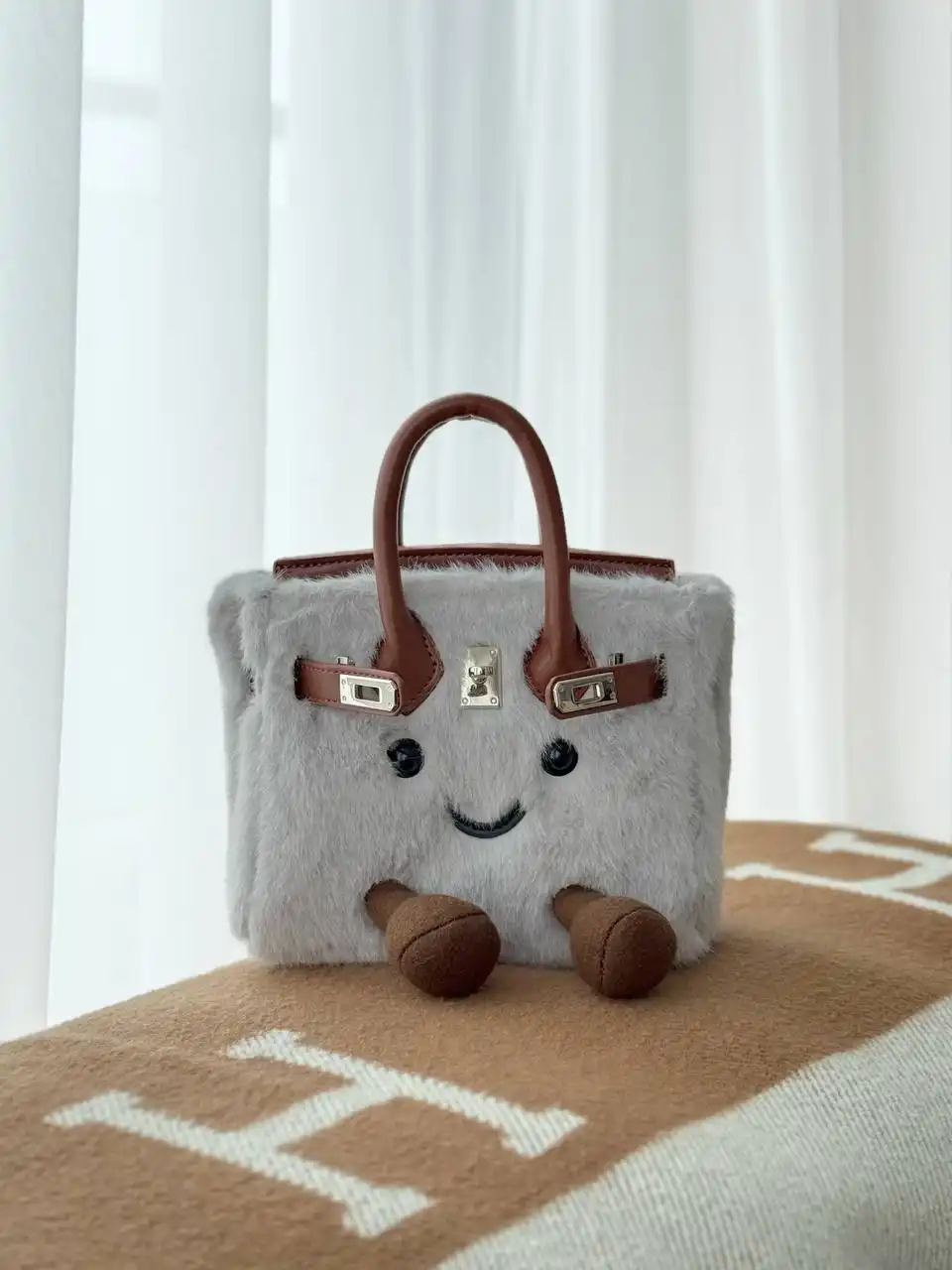 Jellycat Jellycat Birkin Small Light Grey