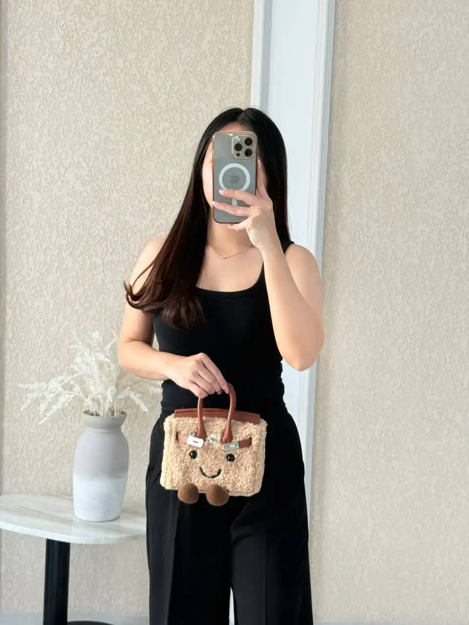 Jellycat Jellycat Birkin Small Khaki Curly