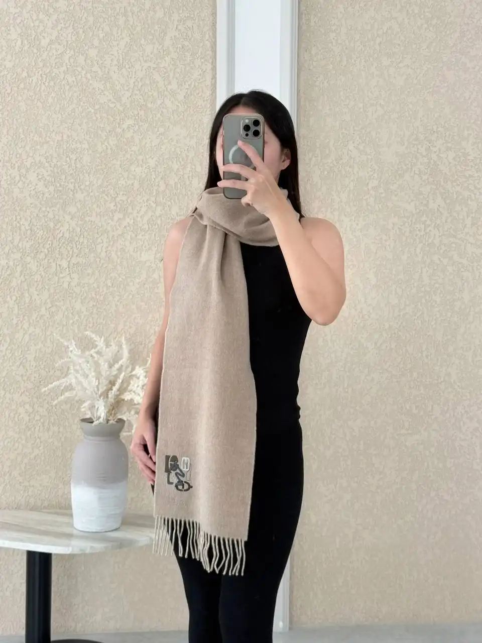 Hermes Recto-Verso PM H Puzzle Muffler Naturel / Beige Chine - photo 4