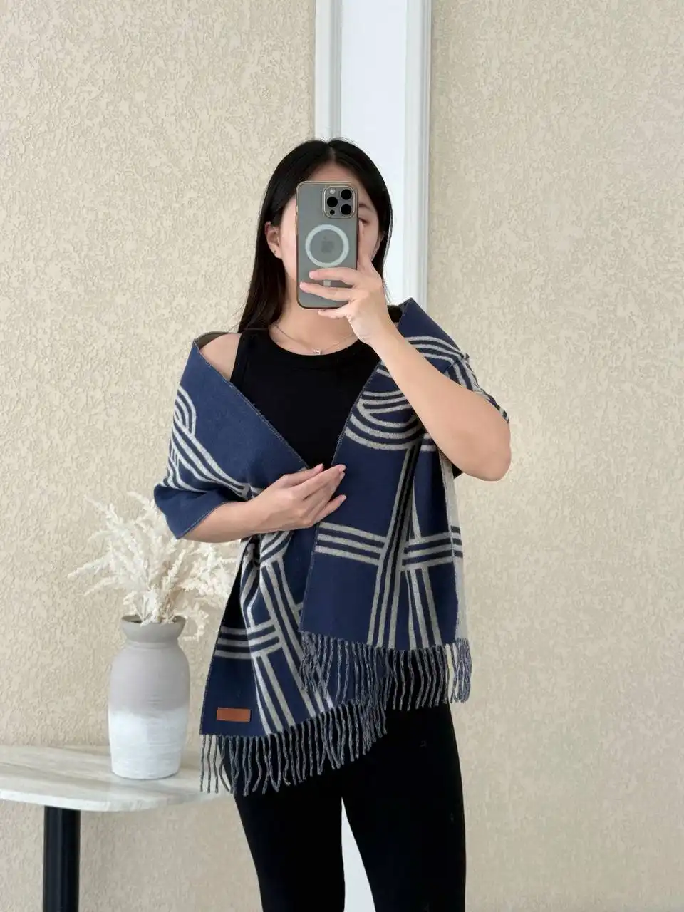 Hermes Petite Casaque Noeuds Marins Scarf Bleu Transat / Beige Chine - photo 3