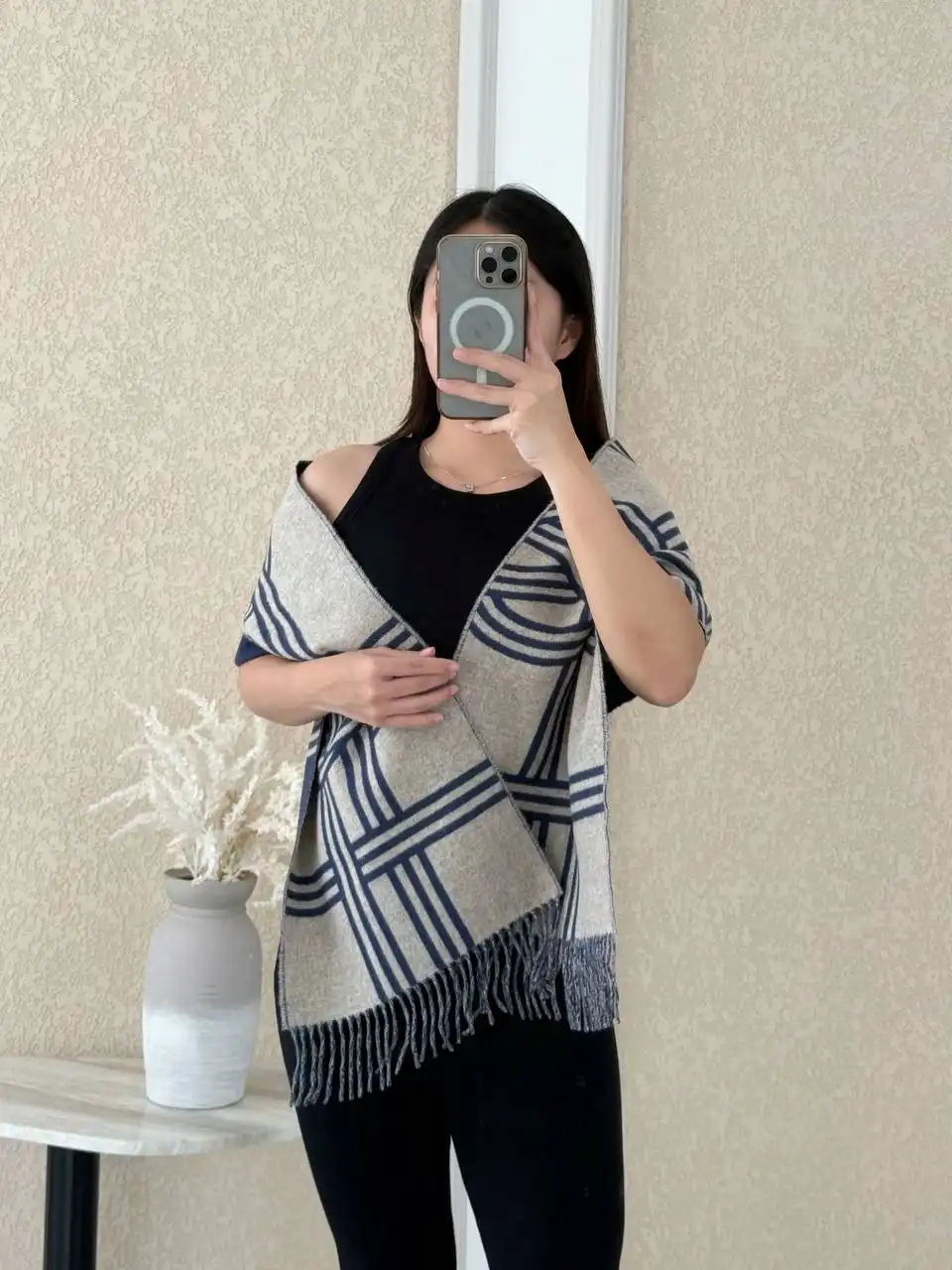 Hermes Petite Casaque Noeuds Marins Scarf Bleu Transat / Beige Chine - photo 4