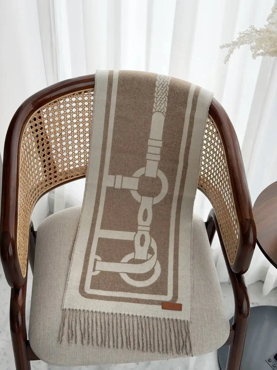 Hermes Hermes Petite Casaque Coaching Scarf Desert / Ivoire