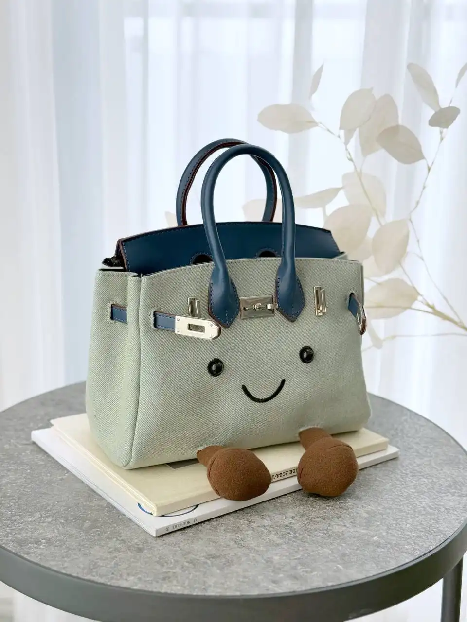 Jellycat Jellycat Birkin Medium Wash Denim